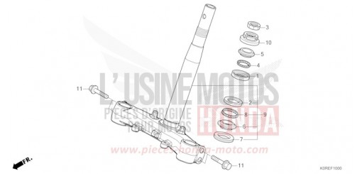 TIGE DE DIRECTION SH125ADT de 2026